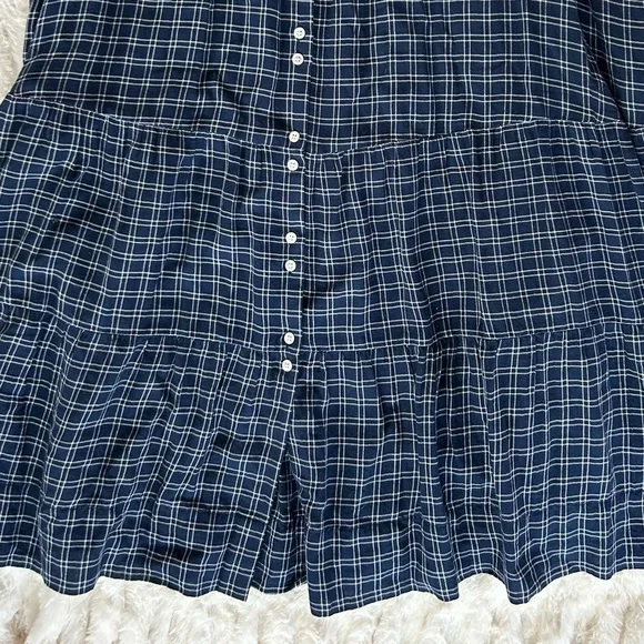 Doen Revi Dress in Bleu Cottage Plaid - Picture 9 of 14